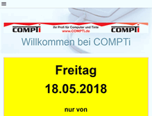 Tablet Screenshot of compti.de